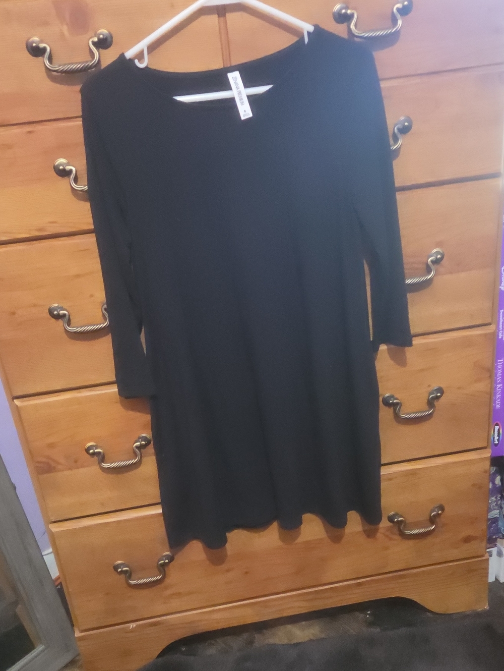 Zenana Outfitters Black Midi A-Line Dress